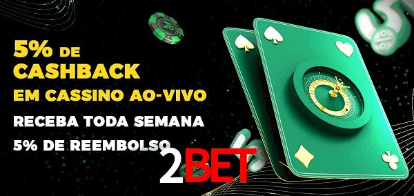Promoções do cassino ao Vivo 2bet
